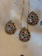 Rainbow Diamond Pendant