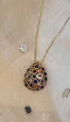 Rainbow Diamond Pendant