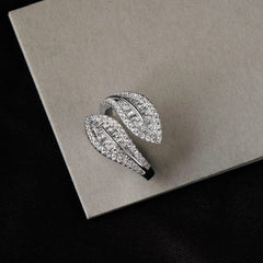 Alingan Diamond Ring Silver- Adjustable