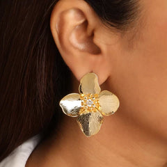 Aurum Flower Earrings
