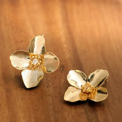 Aurum Flower Earrings
