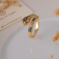 Black & White: Serpent Ring-Free Size