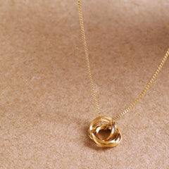 Cara Loop Pendant- Gold
