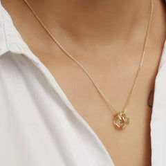 Cara Loop Pendant- Gold