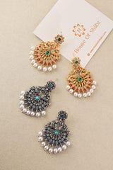 Elena Earrings Red Green