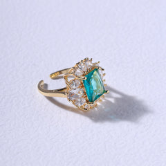 Enrica Green Ring-Free Size