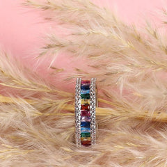 Rainbow love Ring Adjustable
