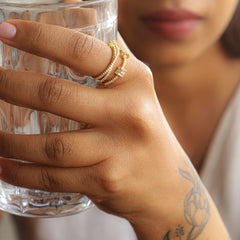 Farzeen Diamond Ring Free Size