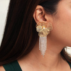 Flower Dangler Earrings