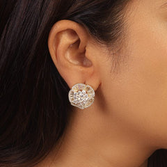 Flower Diamond Earrings