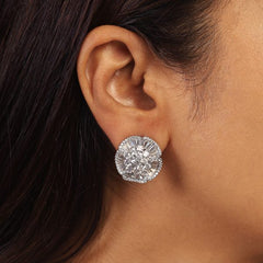 Flower Diamond Earrings
