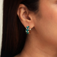 Green Bali Earrings