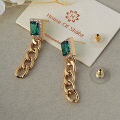 Green Melaina Earrings