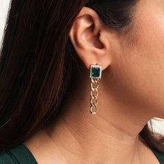 Green Melaina Earrings