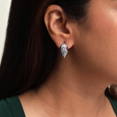 Pink Eyed Serpent Earrings