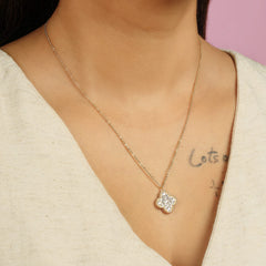 Silvia Diamond Pendant-Gold