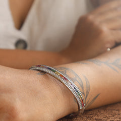 Vibgyor Multi Kada-Silver