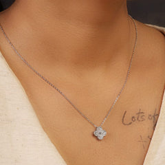 Clover Pendant-Silver