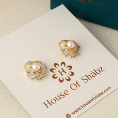 Lisa Gold Rose Earrings