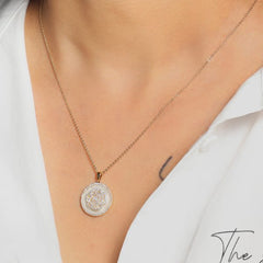 MOP Roza Diamond Pendant- Both ways