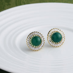 Panna Green Emerald Earrings