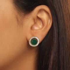 Panna Green Emerald Earrings