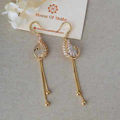 Peacock Diamond Earrings