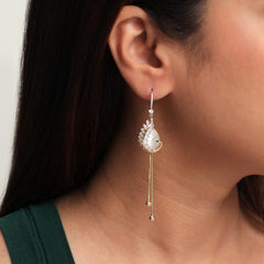Peacock Diamond Earrings
