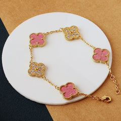 Diamond Clover Bracelet