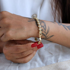 Tennis Heart Diamond Bracelet