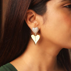Twin Heart Earrings
