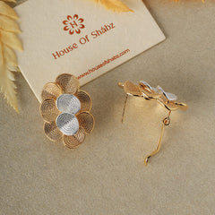 Two Tone Delia Earrings