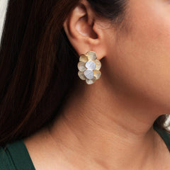Two Tone Delia Earrings