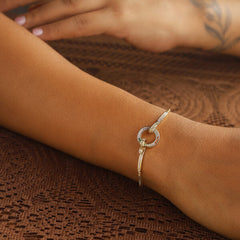 Xenia Multi Diamond Bracelet-Adjustable