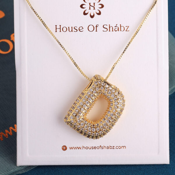 Alphabet Pendant D