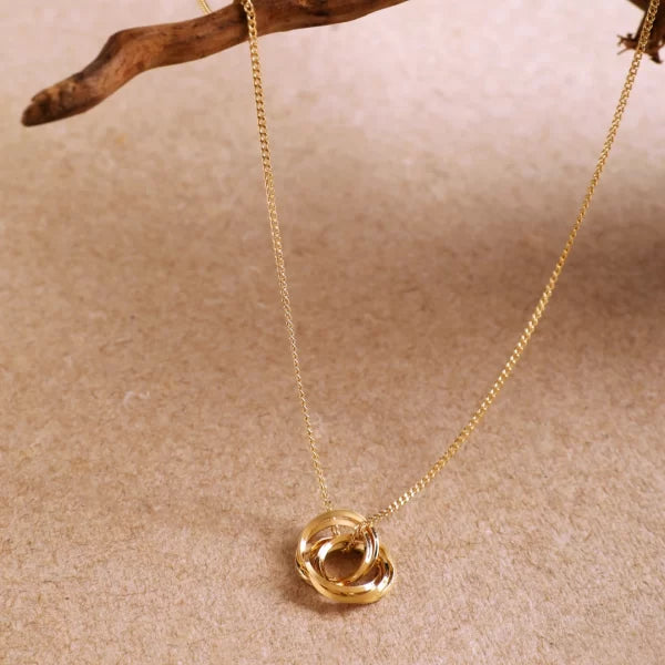 Cara Loop Pendant- Gold