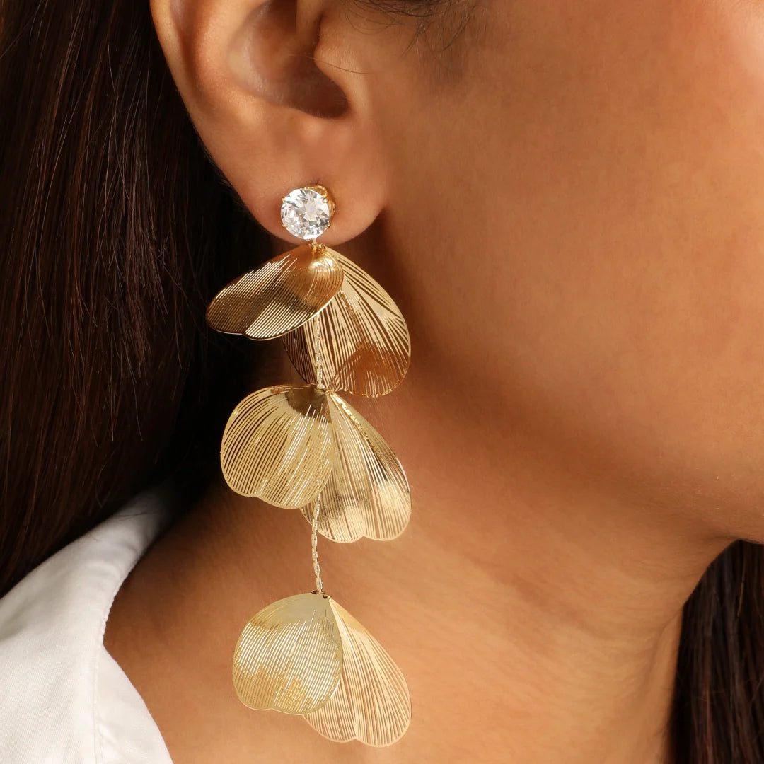 Dahlia Petal Earrings