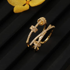 Farzeen Diamond Ring Free Size