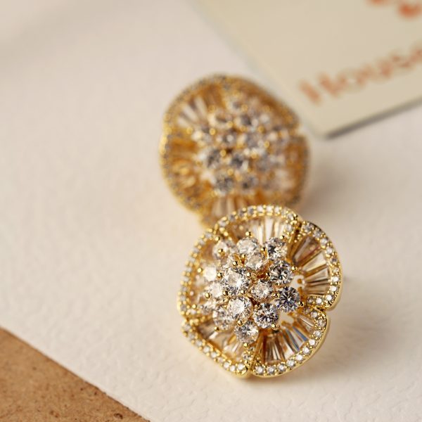 Flower Diamond Earrings