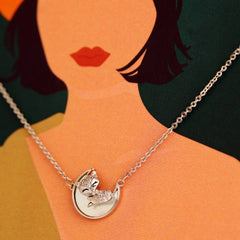 Foxy Lady Pendant-Silver