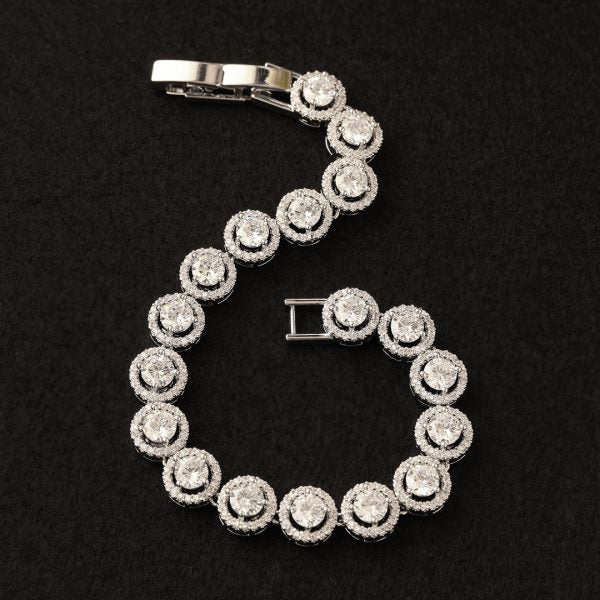 Fridah White Diamond Bracelet
