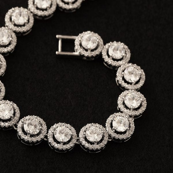 Fridah White Diamond Bracelet