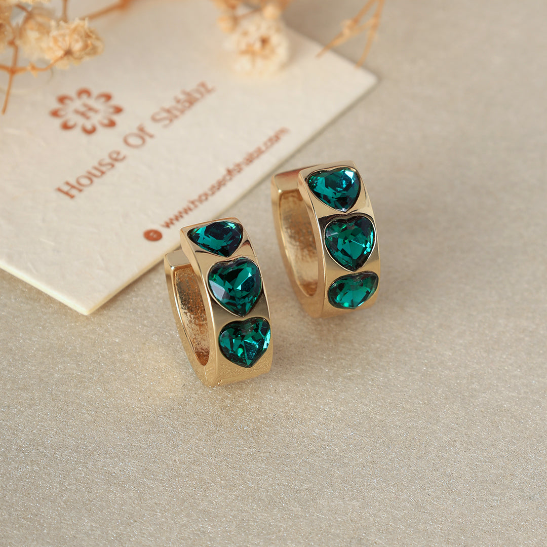 Green Bali Earrings
