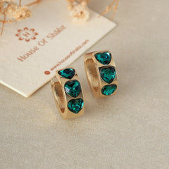 Green Bali Earrings
