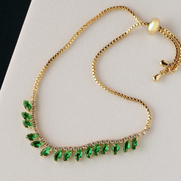 Erisha Bracelet -Adjustable Green