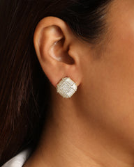 sheen diamond studs gold