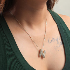 Alphabet Pendant N