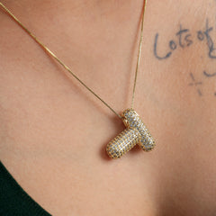 Alphabet Pendant T