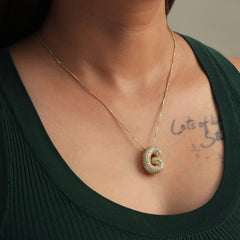 Alphabet Pendant G