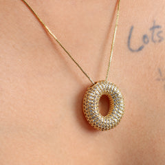 Alphabet Pendant O